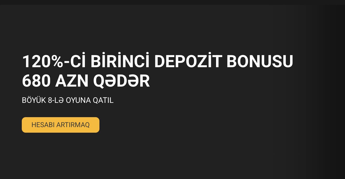 Melbet kazinosunda xoş gəlmisiniz bonusu